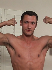 Spence has strong body and pretty cock