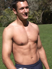 Spence has strong body and pretty cock