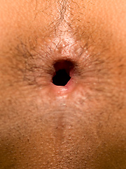 Jameâ€™s gaping hole and big cum load