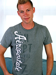 Tattoed stud solo masturbation photo set