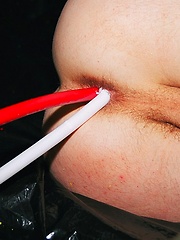 Horny gay twink plays with his ass