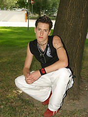 Cute college boy get naked and posed