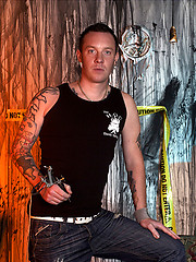 Straight guy lubes his dick and masturbates