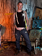 Straight guy lubes his dick and masturbates