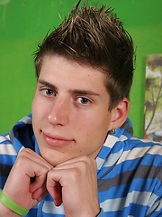 Innocent euro boy shows his naked body