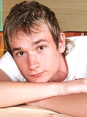 Young college student jacking off cock