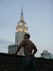 Totally straight muscle dude