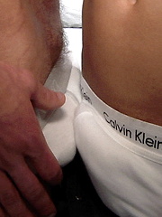 Blond jock rides condomed dick