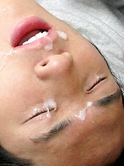 China Boy Covered in American Cum