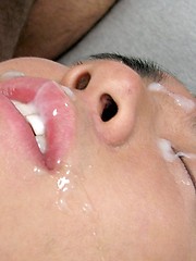 China Boy Covered in American Cum