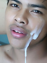 16 photos of hot Thai hunks in a cum shower