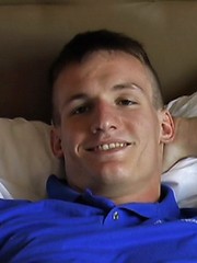 18 year old cute soldier Finn jerks off his penis