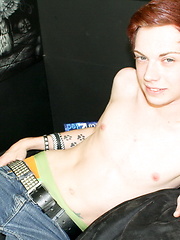 Young emo boy Jake Wiles solo masturbation