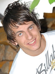 Straight skater-boy bares his sweet cock for us