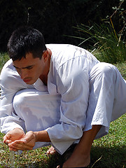 Damien Crosse and Eliad Anastos in arab-themed sex flick