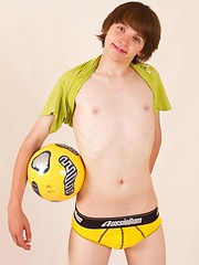 Handsome playful Jason Tanny is showing anal hole