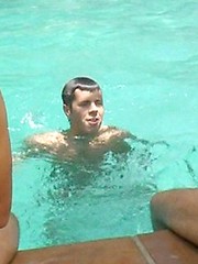 Gay boys groupsex near outside pool