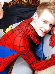 Hot and Horny Heroes Enjoy A Spunky, Raw, Big-Dicked Super-Fuck!