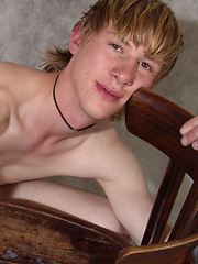 Tender twink Mark has one hell of a big cock