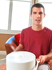 Dark haired dude Tim Holden jacking off