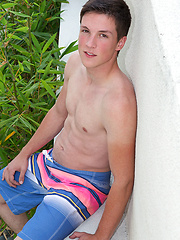 Smiley twink boy Cole