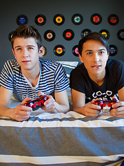 Evan Parker and Sage Porter are enjoying a quiet evening