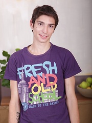 Marty whips out his cock and busts a huge nut.