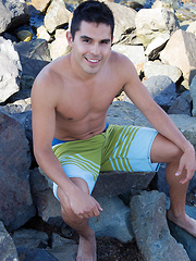 Smiley brunette guy Clint