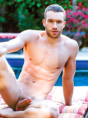 Bryce Evans Samples Jake Andrews' Ass Bareback